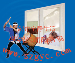 雙真空復合隔音門窗